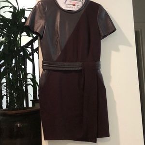 Maroon dress Kooples